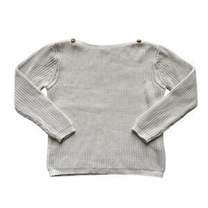 Jamie Kay Cream Boat Neck Sweater Size 5y